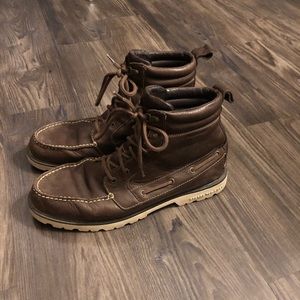 Men’s sperry waterproof leather boots